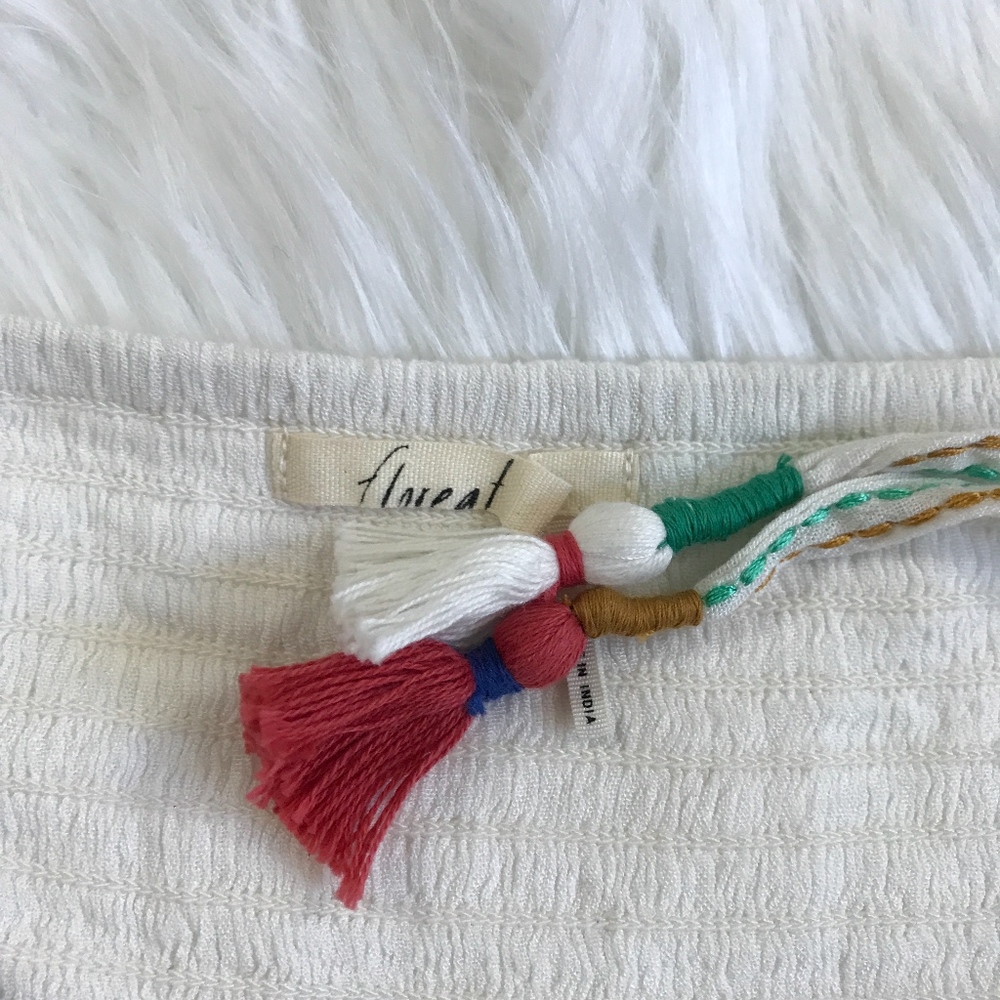 Anthropologie Floreat Itzel Embroidered Halter Top - Picture 7 of 7